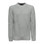 Blå Alpaka Crewneck Sweater