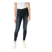 Højtaljet Skinny Fit Denim Jeans