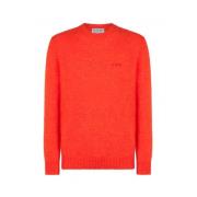 Orange Uld Crewneck Sweater Heron