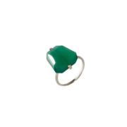 Grøn Onyx Sølv Ring