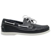 Pro Sailing Low Leather Navy Sneakers