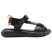 Sort/Orange Sneakers - Stil 3210