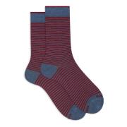 Italienske korte sokker med Windsor-stribemønster