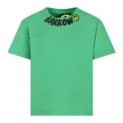Grøn kortærmet T-shirt med logo
