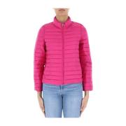 Fuchsia Reversible Puffer Coat