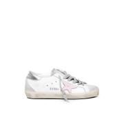Hvide Pink Sneakers med Stjerneapplikation