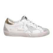 Hvide Krystal Læder Sneakers