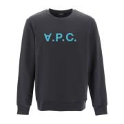 Flocked V.P.C. Logo Crewneck Sweatshirt