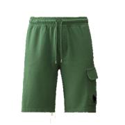 Let Fleece Utility Shorts Andegrøn