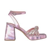 Rhinestone Knude Hæl Sandal