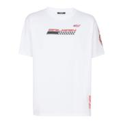 T-shirt med Racing print