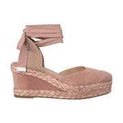 Fletlæder Kile Sandal