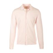 Pink Skjorte Piquet Stil