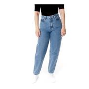Retro Loose Fit High Waist Jeans
