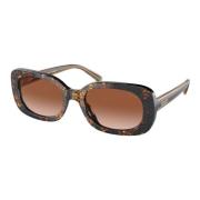 Amber Tortoise Sunglasses Brown Shaded