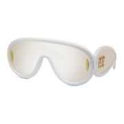 Hvid Holografisk Maske Solbriller