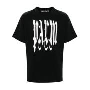 Gothic Logo Print T-shirts og Polos