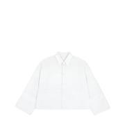 Eksklusiv Hvid Skjorte med Bred Manchet