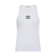 Hvid Bomuld Tank Top