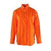 Orange Skjorte 100% Bomuld Kvinder