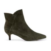 Saga Zip Damesuede Booties