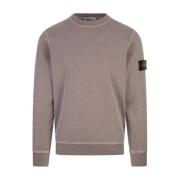 Brun Crew-Neck Sweatshirt 'OLD' Effekt