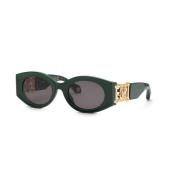 Grøn fuld ramme solbriller røglinser