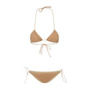 Guld Lurex Trekant Bikini