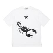 Oversize T-shirt med skorpion