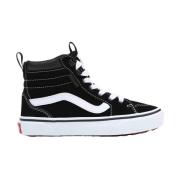 Suede Sort Hvid Hi-Top Sko