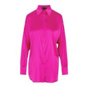 Pink Silkeskjorte