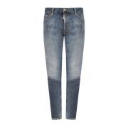 Marineblå Cool Guy Distressed Denim Jeans