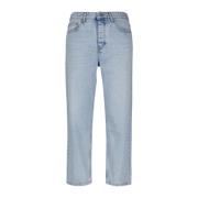 Tapered Fit Blå Gulerod Jeans