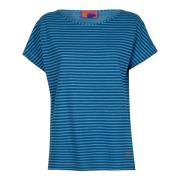 Italiensk bomuldst-shirt med Windsor-striber