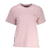 Pink Bomuldstop & T-shirt med Print