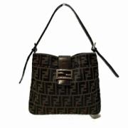 Pre-owned Stof fendi-tasker