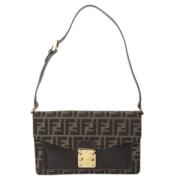 Pre-owned Stof fendi-tasker