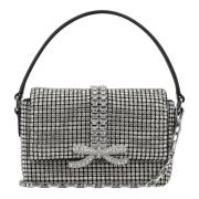 Rhinestone Micro Bag Sølv