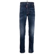 5-Lomme Jeans Pant i Blå
