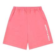 Logo Gym Shorts Bomuld Hvid