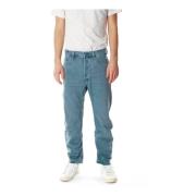 Slim Fit Mid Waist Jeans