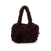 Chenille Interwoven Charm Taske