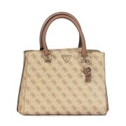 Beige Noelle Bag 2 med flere rum