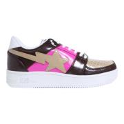 Begrænset udgave Bape Sta Brun Pink Beige