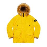 Vendbar Faux Fur Parka Gul