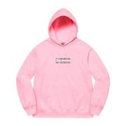 Begrænset udgave Box Logo Hoodie Lyserød