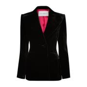 Sort Velvet Blazer