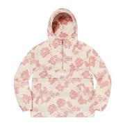 Blomstret Tapestry Anorak Lyserød