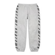 Hævet broderi Sweatpant Heather Grey