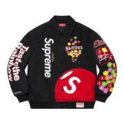 Begrænset udgave Skittles Varsity Jacket Sort